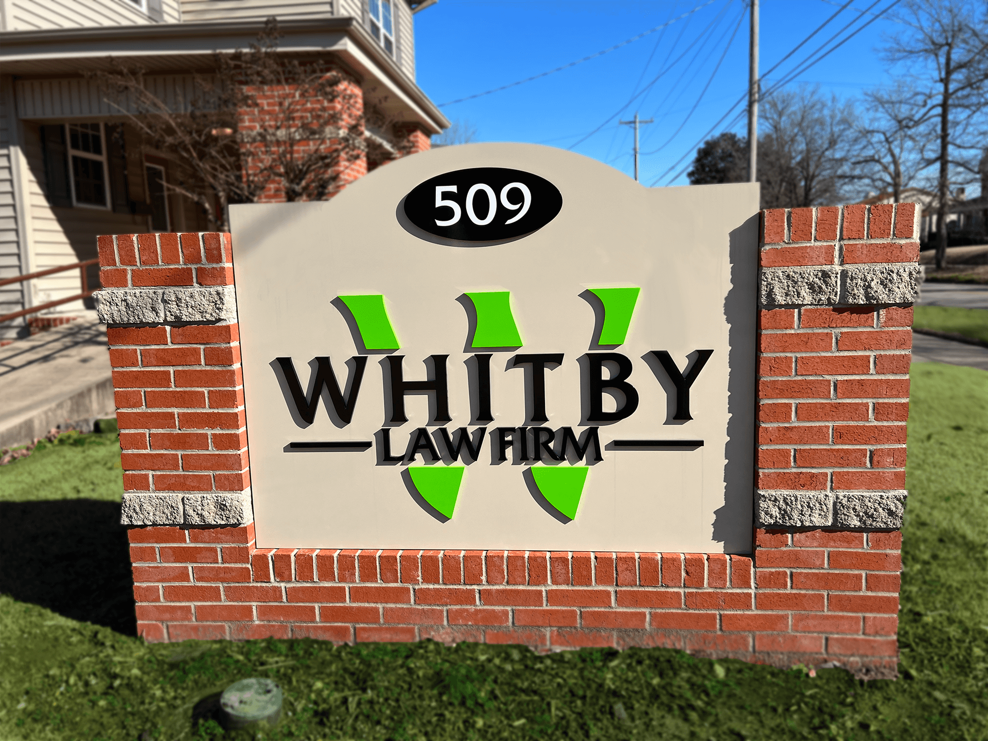 Whitby Law Sign